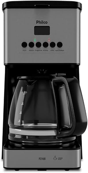 Cafeteira Philco 40 cafezinhos 1000W Painel Digital PCF40B 127V